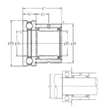 Complex Bearings NKX50 NTN