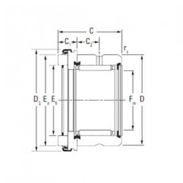 Complex Bearings RAX 517 Timken