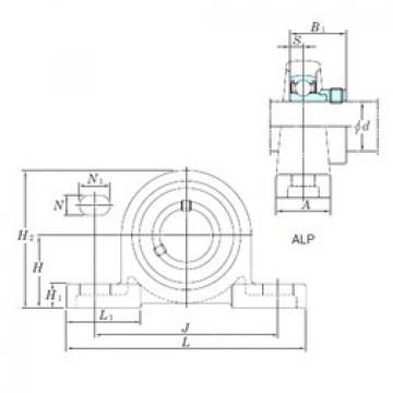 Bearing housed units ALP204-12 KOYO