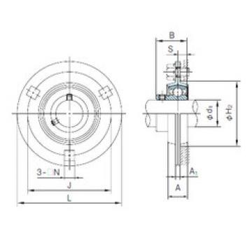 Bearing housed units BPF3 NACHI