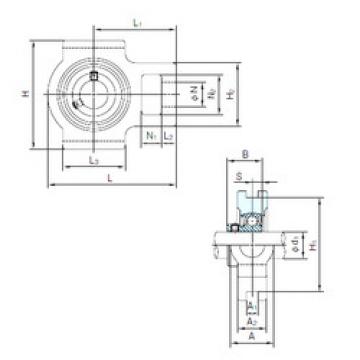 Bearing housed units BT205 NACHI