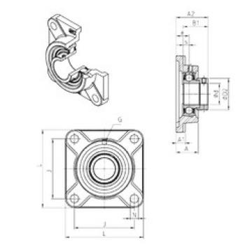 Bearing housed units ESF212 SNR