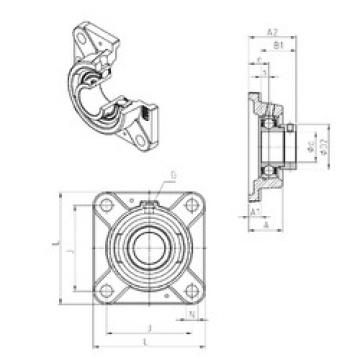 Bearing housed units ESFE208 SNR