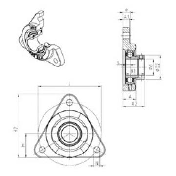 Bearing housed units ESFTE201 SNR