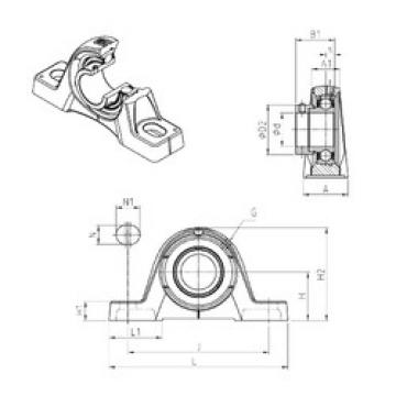 Bearing housed units ESPE201 SNR