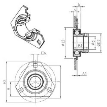 Bearing housed units ESPFT207 SNR