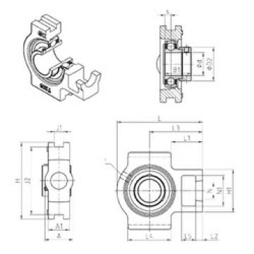 Bearing housed units EST210 SNR