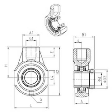 Bearing housed units EXEHE202 SNR