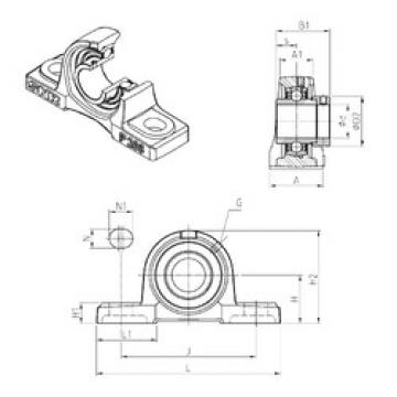 Bearing housed units EXP207 SNR