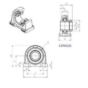 Bearing housed units EXPAE203 SNR