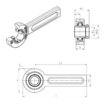 Bearing housed units EXSP207 SNR