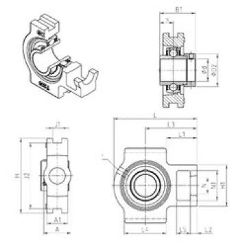 Bearing housed units EXT313 SNR