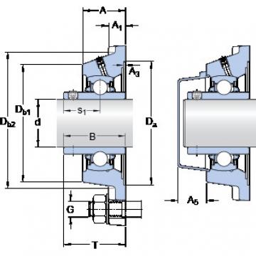 Bearing housed units FY 45 TDW SKF