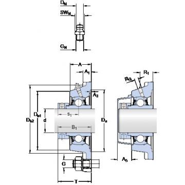 Bearing housed units FY 60 WF SKF