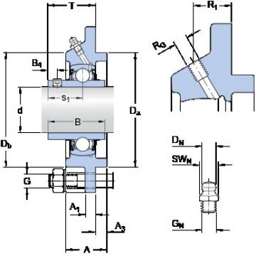 Bearing housed units FYC 50 TF SKF