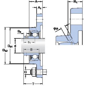 Bearing housed units FYT 1.11/16 RM SKF