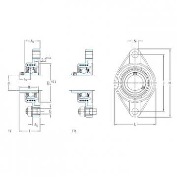 Bearing housed units FYTBK 30 TF SKF