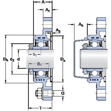 Bearing housed units FYTBK 25 LEF SKF