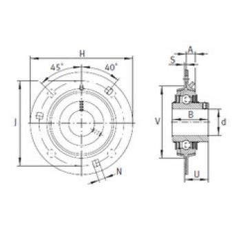 Bearing housed units RRY15-VA INA