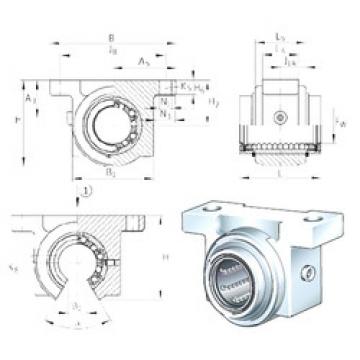 Bearing housed units KGBO20-PP-AS INA