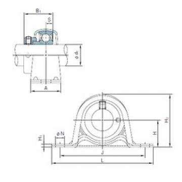 Bearing housed units UCF214 NACHI