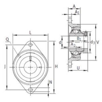 Bearing housed units LCJT45 INA