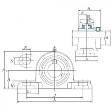 Bearing housed units NAPK201 KOYO