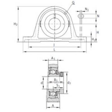 Bearing housed units PASE1-1/2 INA