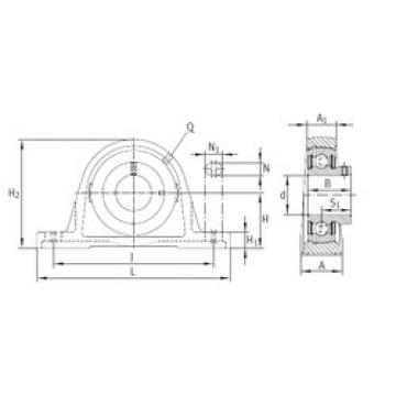 Bearing housed units PASEY20-N INA