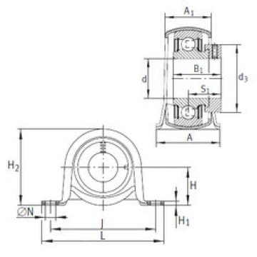 Bearing housed units PB17 INA