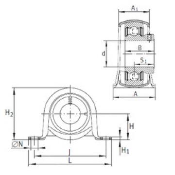 Bearing housed units PBY15 INA