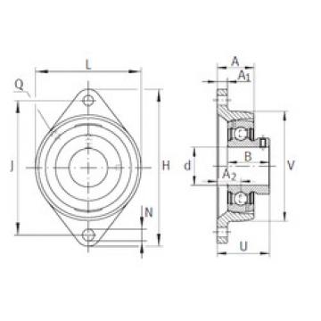 Bearing housed units PCJTY1-1/4 INA