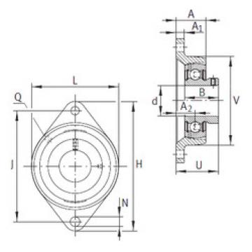 Bearing housed units PCJTY15 INA