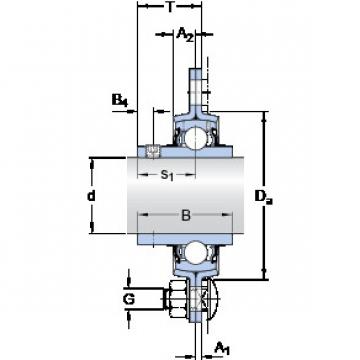 Bearing housed units PF 45 TF SKF