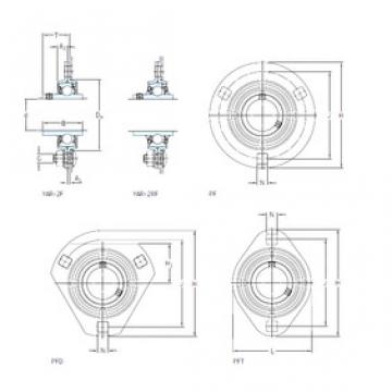 Bearing housed units PF 15 FM SKF