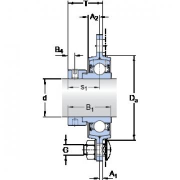 Bearing housed units PF 3/4 FM SKF