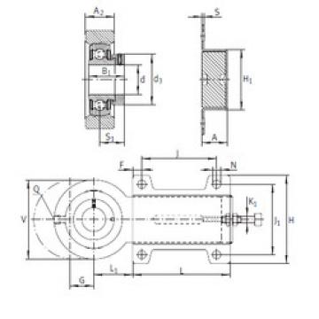 Bearing housed units PHUSE50-N INA