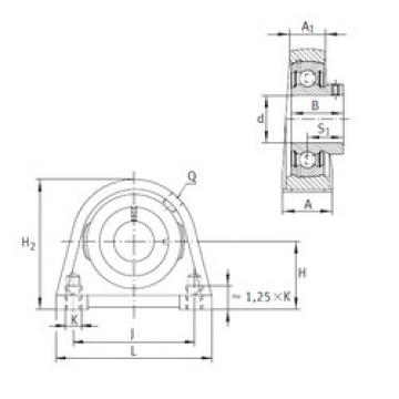 Bearing housed units PSHEY20-N INA