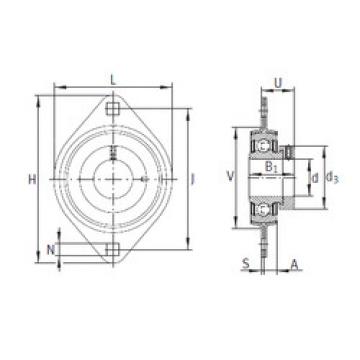 Bearing housed units RALT25 INA