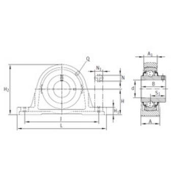 Bearing housed units RASEY17 INA