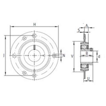 Bearing housed units RAY20 INA