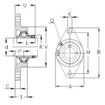 Bearing housed units RCJTY12 NKE