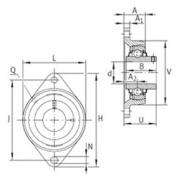 Bearing housed units RCJTY35-N INA