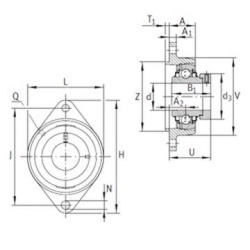 Bearing housed units RCJTZ30 INA