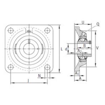 Bearing housed units RCJY25-N INA