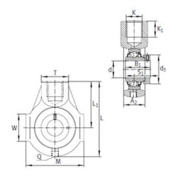 Bearing housed units RHE45 INA