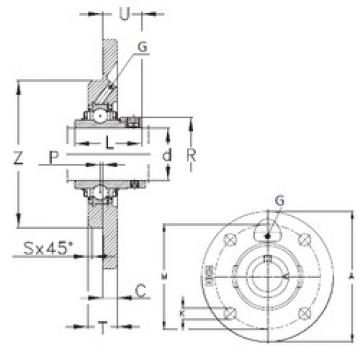 Bearing housed units RME45 NKE