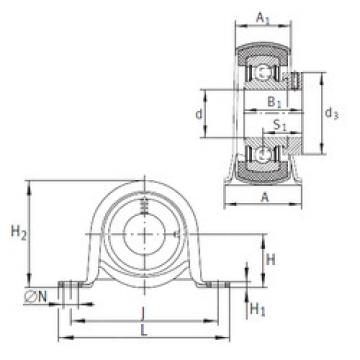 Bearing housed units RPB30 INA