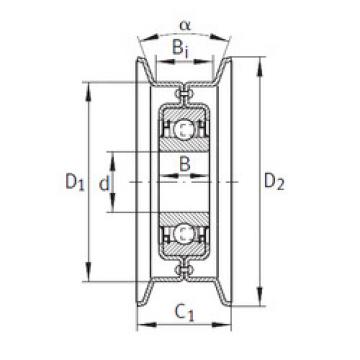 Bearing housed units RSRB16-117-L0 INA