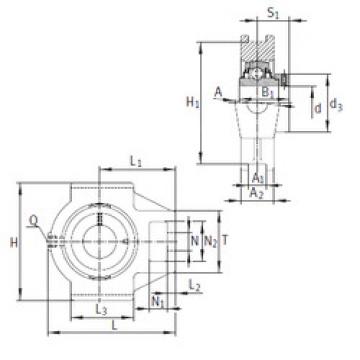 Bearing housed units RTUE100 INA